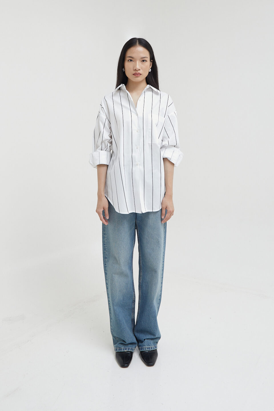 Avenue Shirt in Town Stripe - Image 3