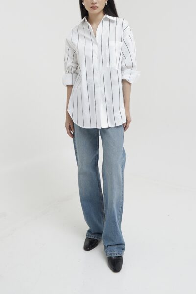 Avenue Shirt in Town Stripe