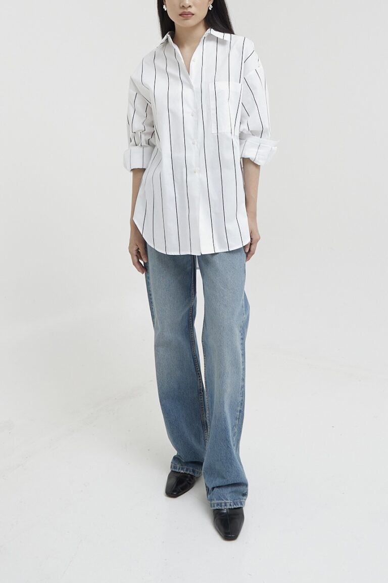 Avenue Shirt in Town Stripe