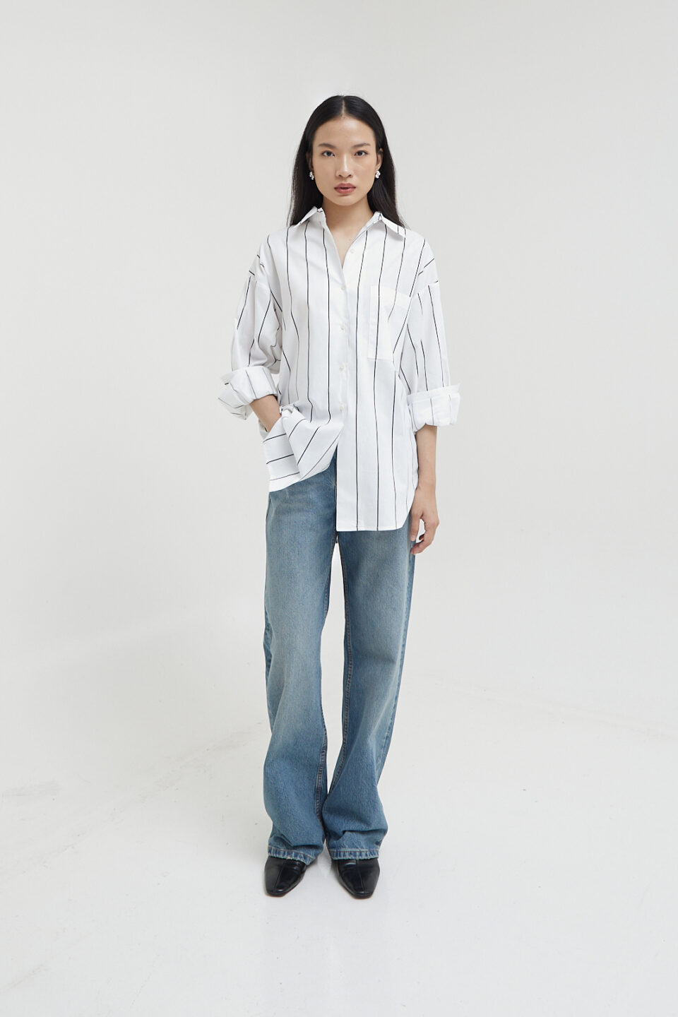 Avenue Shirt in Town Stripe - Image 4