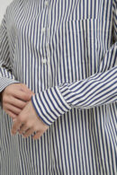 Avenue Shirt in Navy Stripe