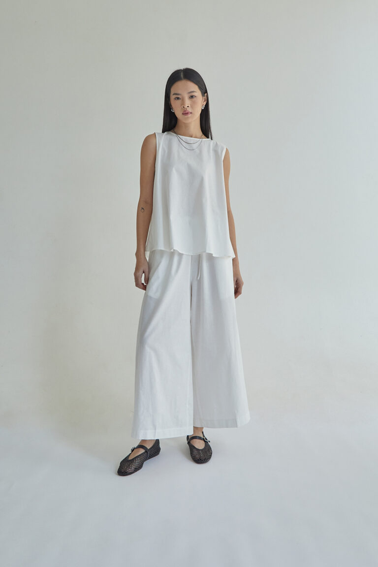Studio Now Axelle Sleeveless Top White