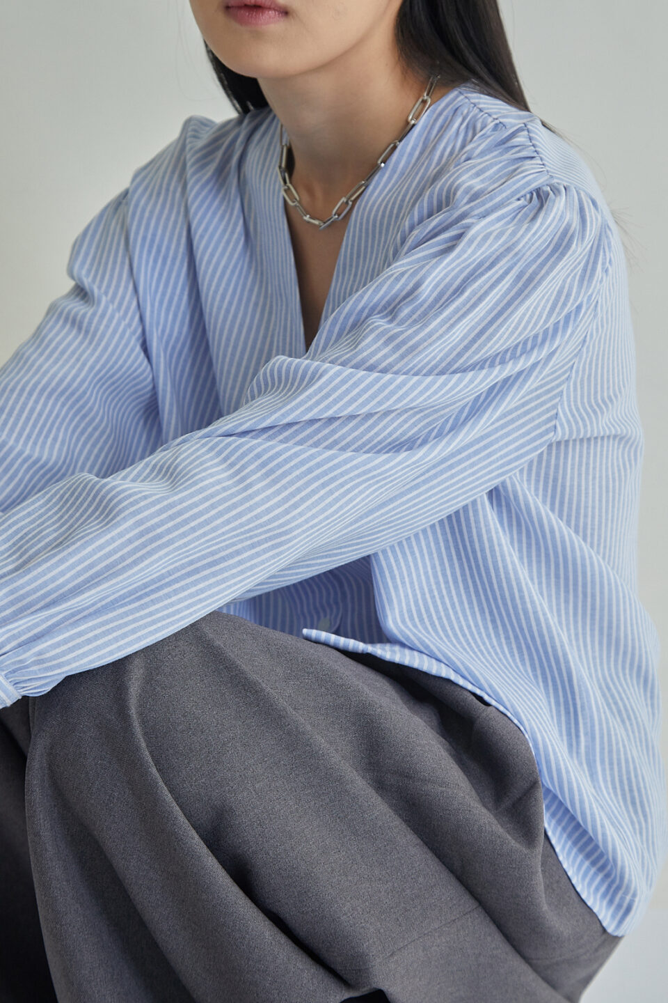 Studio Now Thalina Stripes Light Blue - Image 4