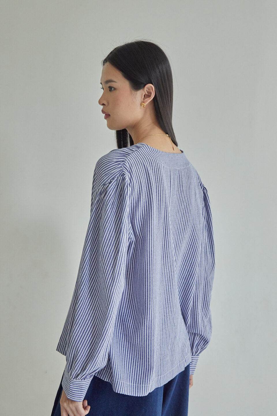 Studio Now Thalina Stripes Dark Blue - Image 5