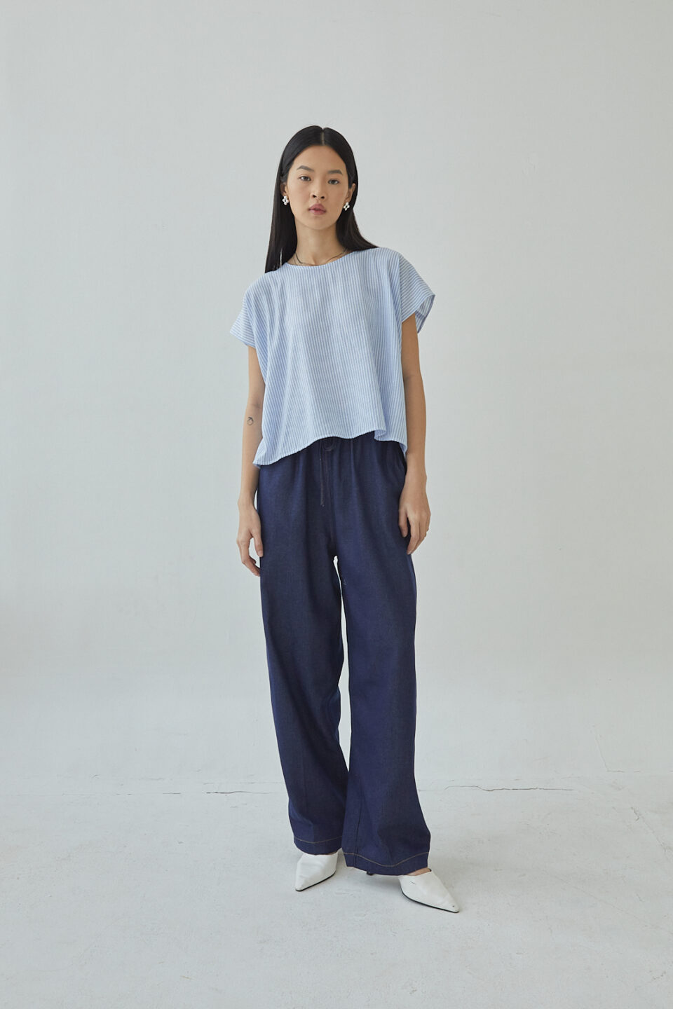 Studio Now Numa Top Blue Stripes - Image 2