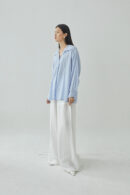 Studio Now Venn Blouse Blue Stripes