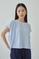 Studio Now Numa Top Blue Stripes
