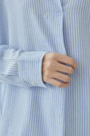 Studio Now Venn Blouse Blue Stripes