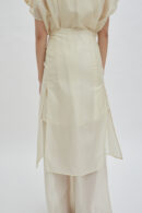 Misha layer skirt in sheer butter