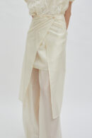 Misha layer skirt in sheer butter