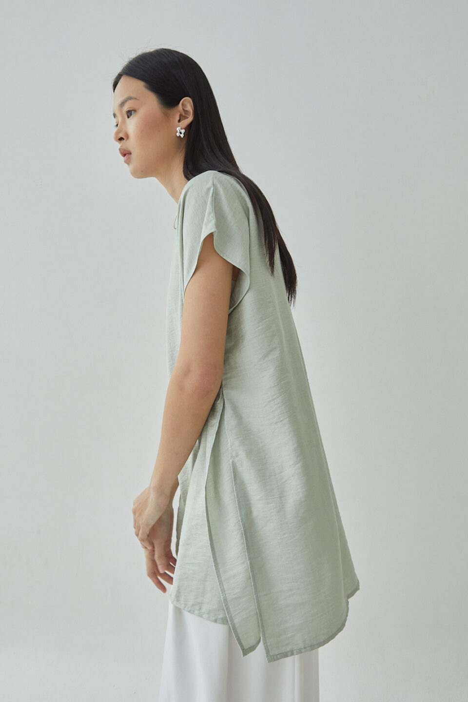 Studio Now Miria Top in Sage