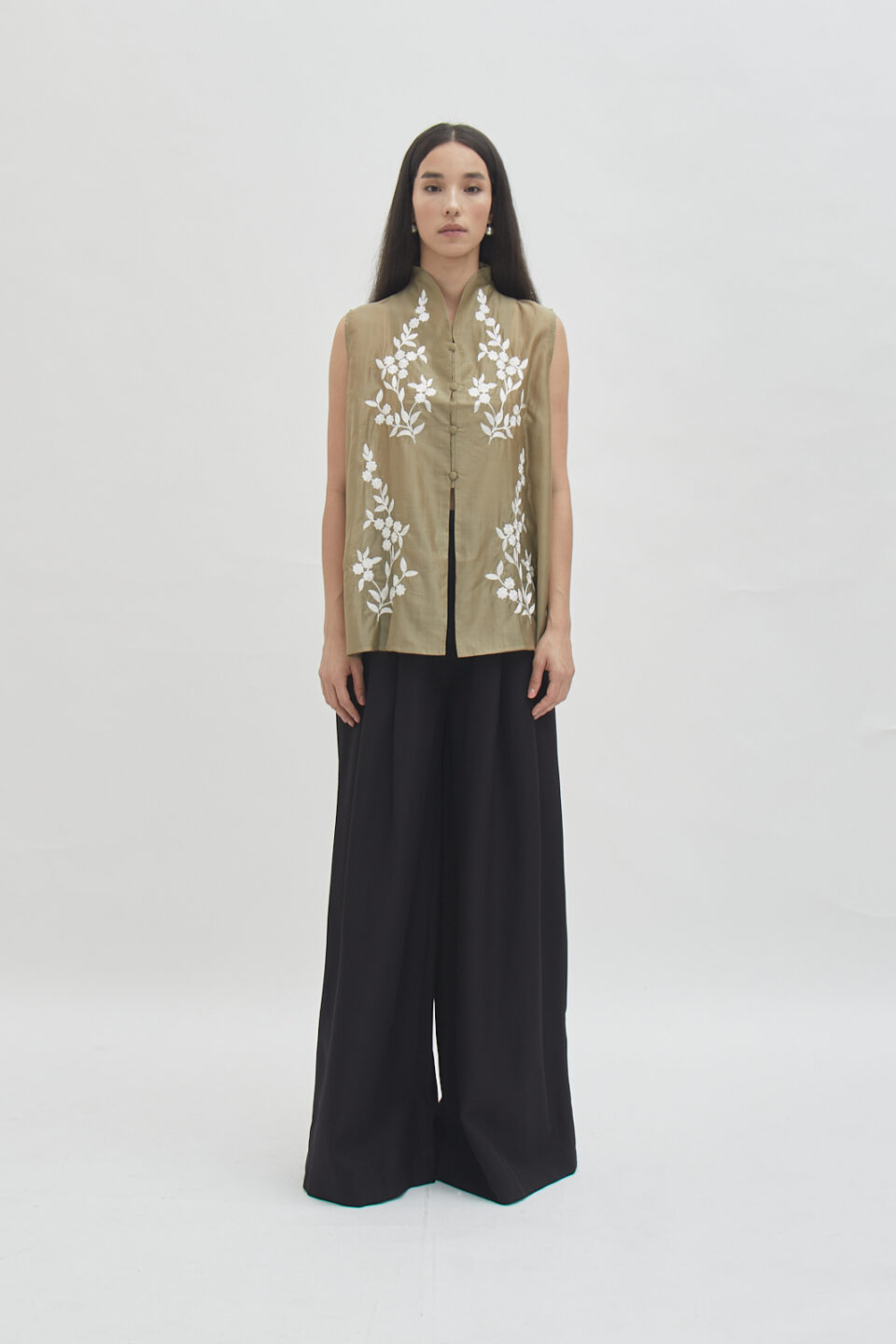 Savoy sleeveless top bronze - Image 3