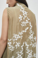 Savoy sleeveless top bronze
