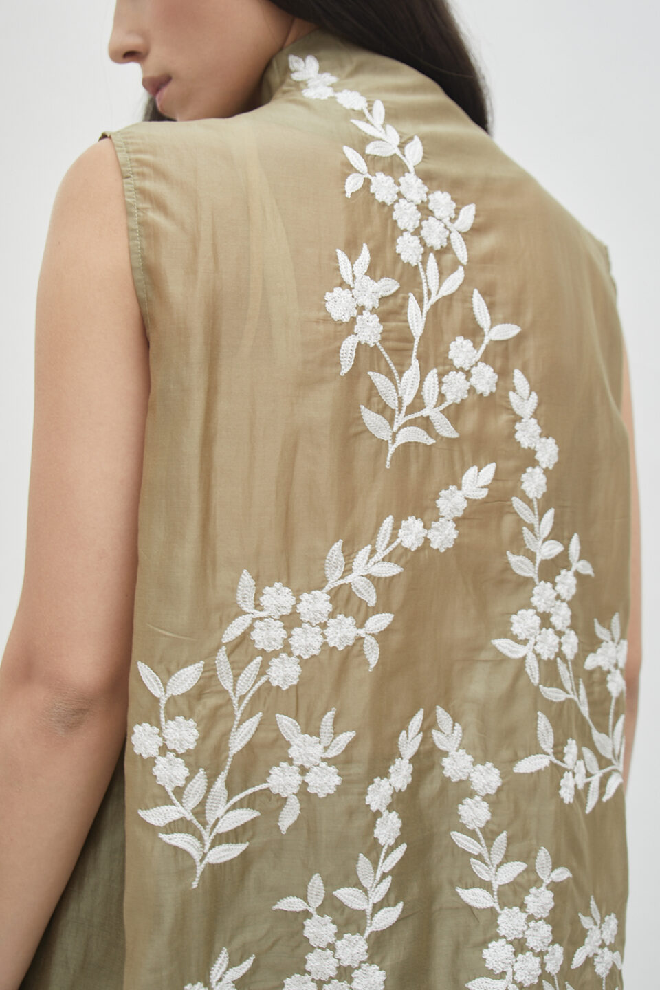 Savoy sleeveless top bronze - Image 8