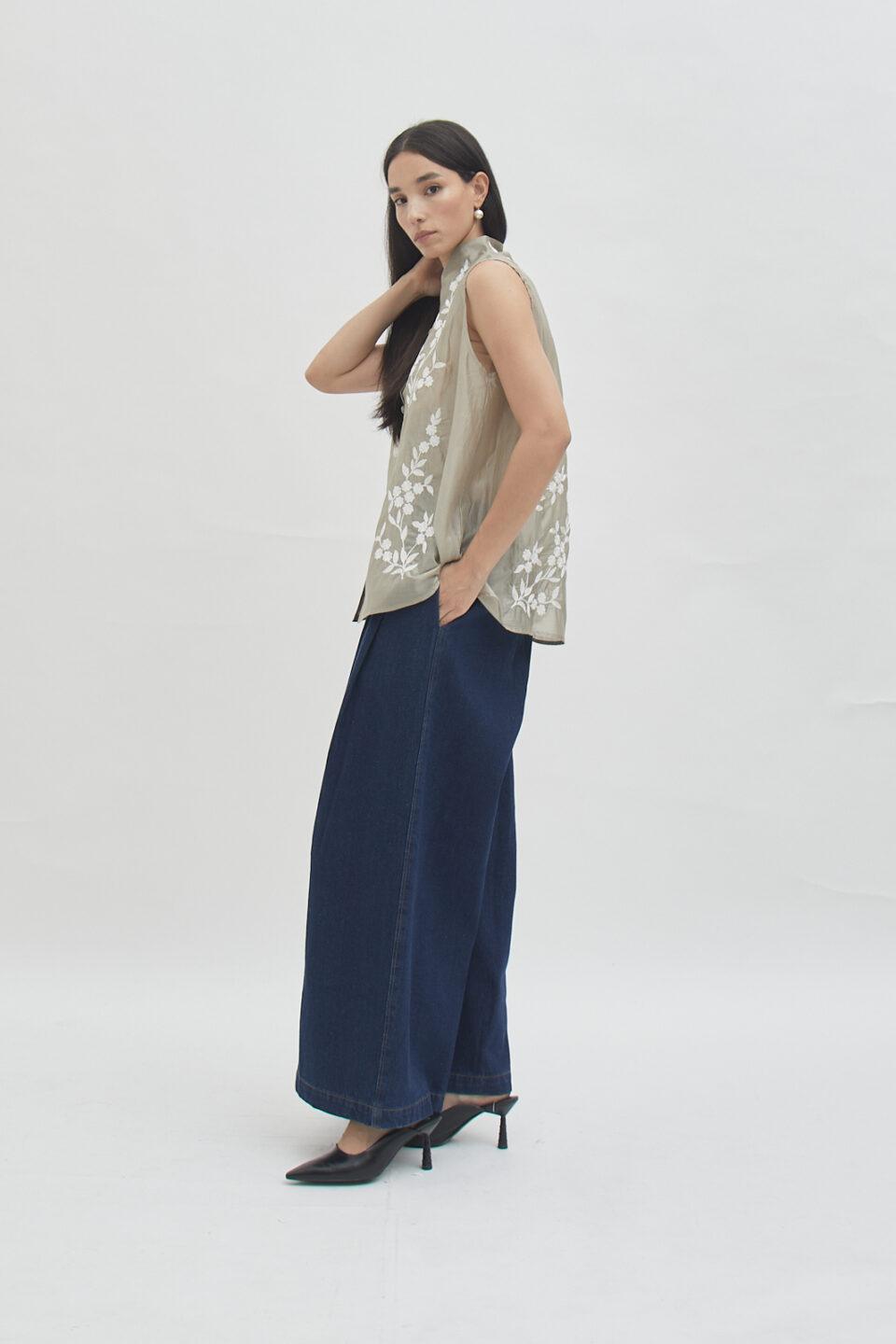 Savoy sleeveless top dusk - Image 5