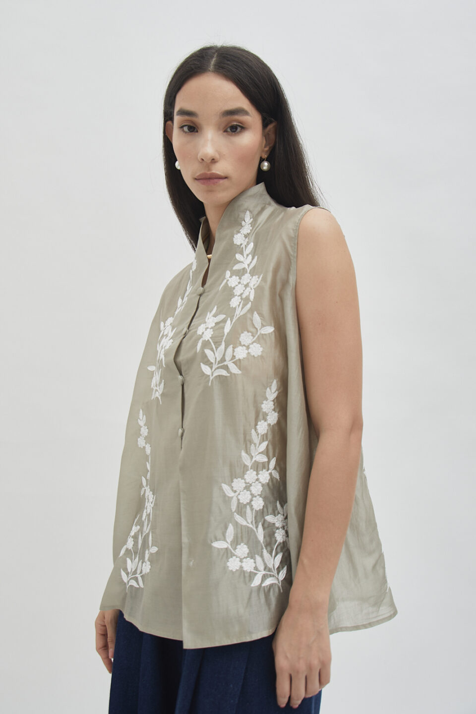 Savoy sleeveless top dusk - Image 10
