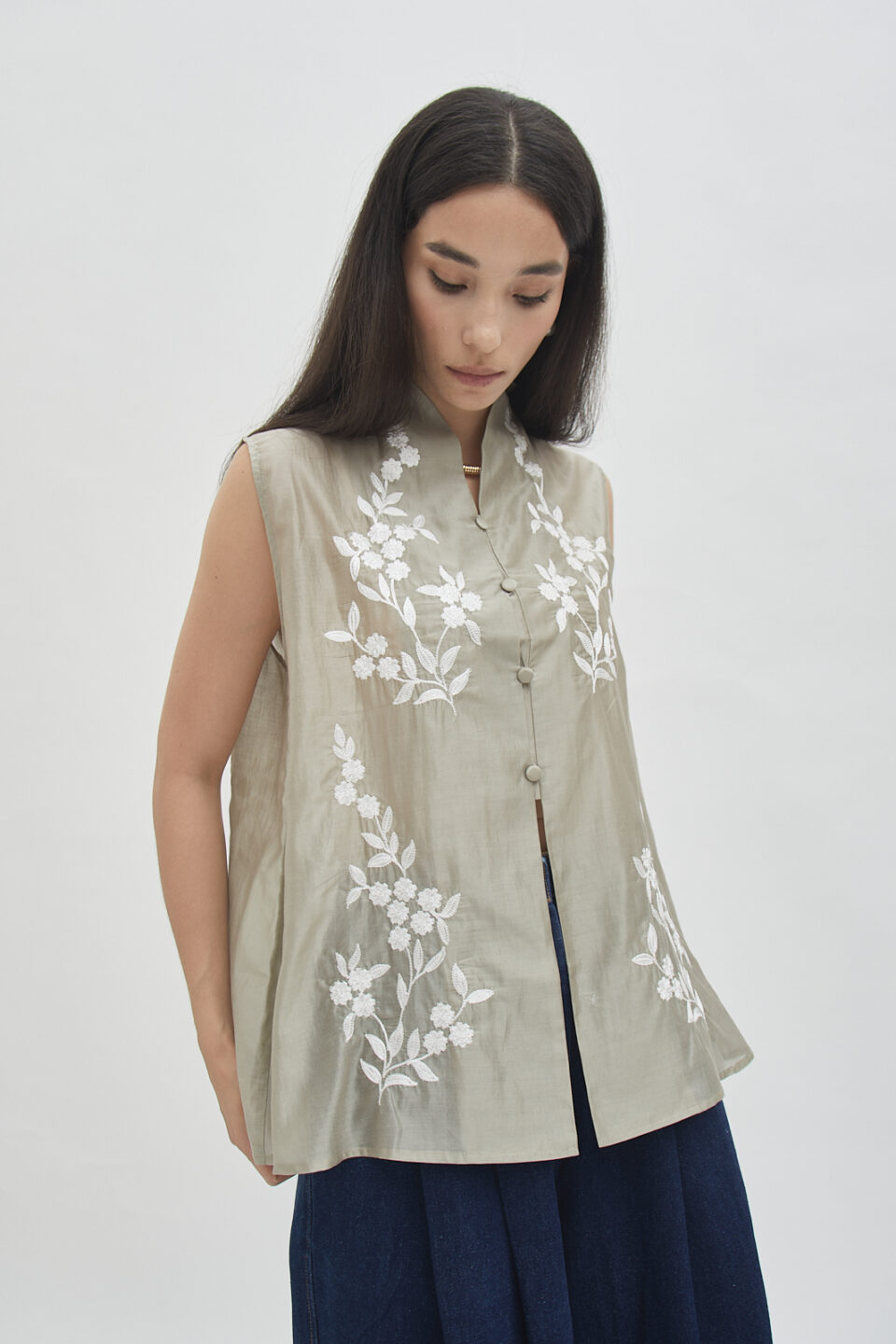 Savoy sleeveless top dusk - Image 7