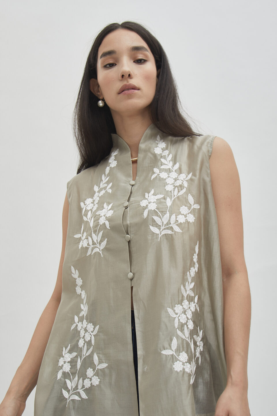 Savoy sleeveless top dusk - Image 8