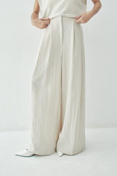 Parish Pants New Linen Ecru