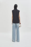 Offset Shell Top Black