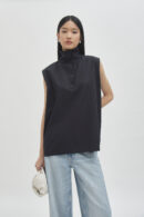 Offset Shell Top Black