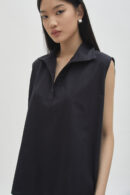Offset Shell Top Black