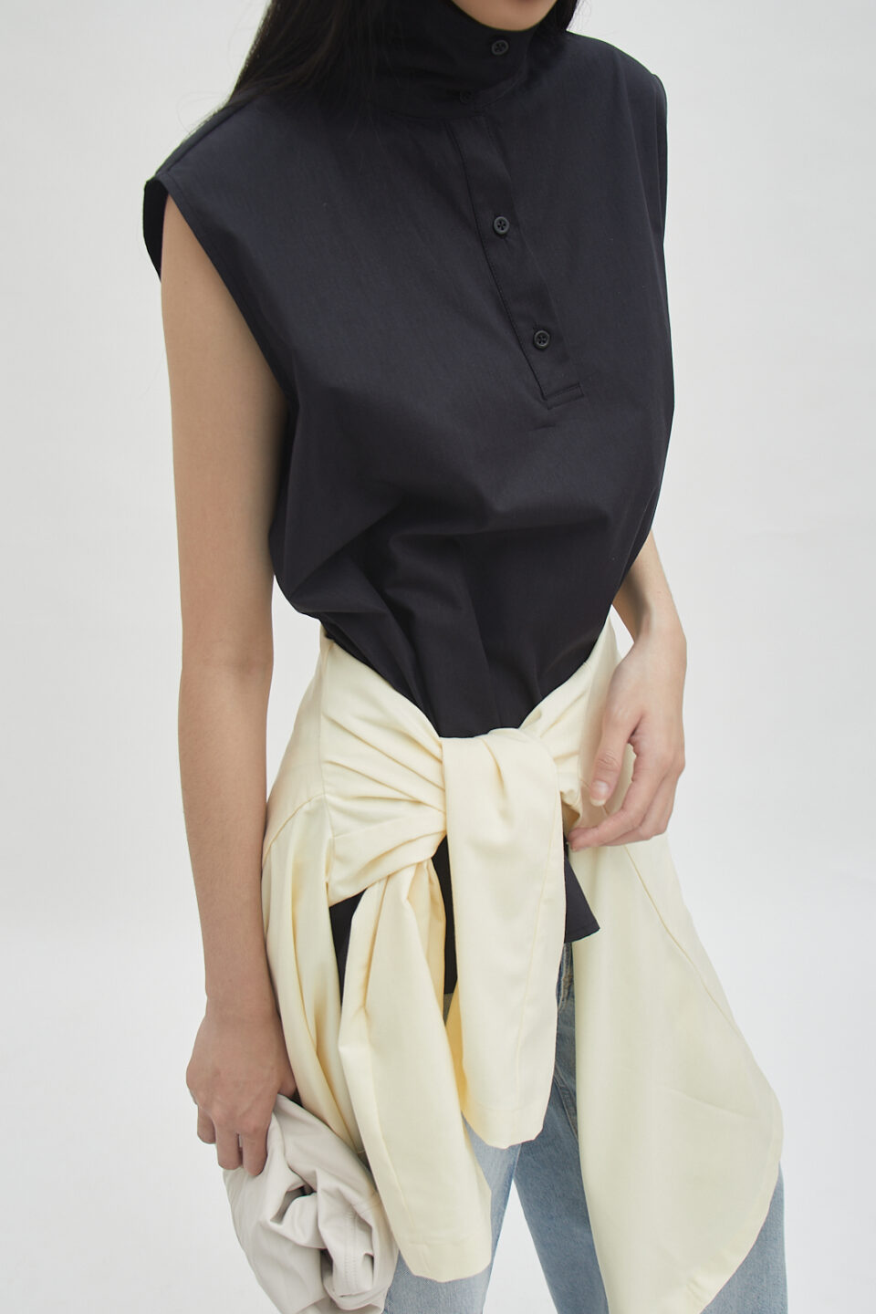 Offset Shell Top Black - Image 10