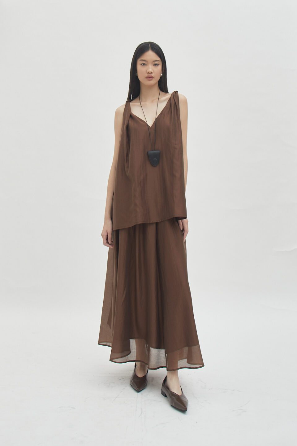 Float Skirt in Umber - Image 4