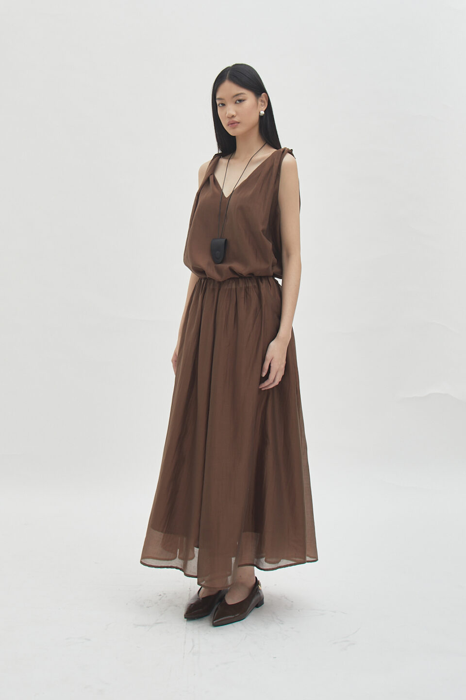 Float Skirt in Umber - Image 2