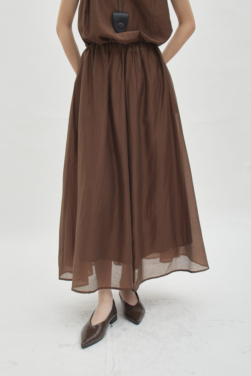 Float Skirt in Umber - Image 6