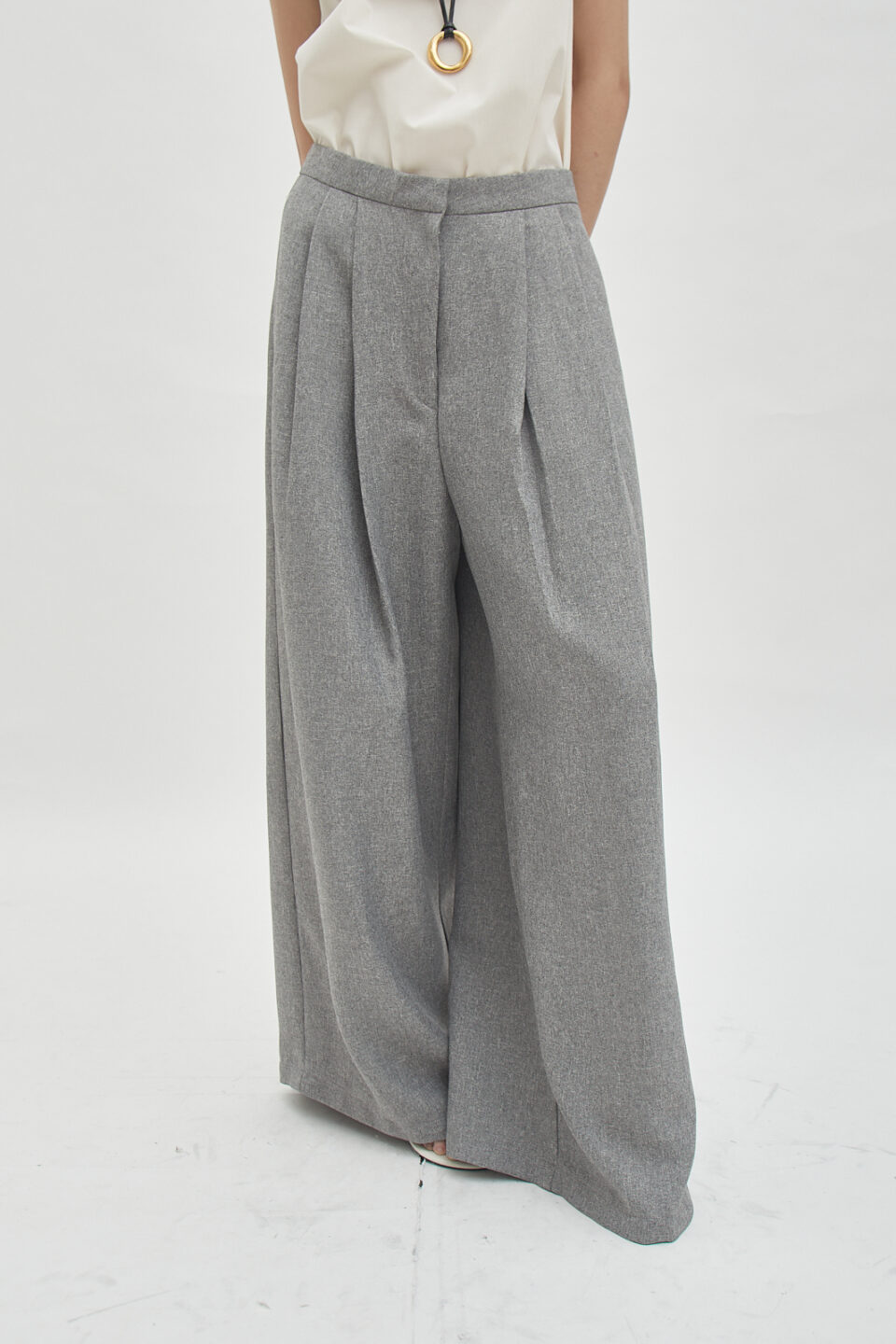 Roman Tweed Pants in Mist - Image 9