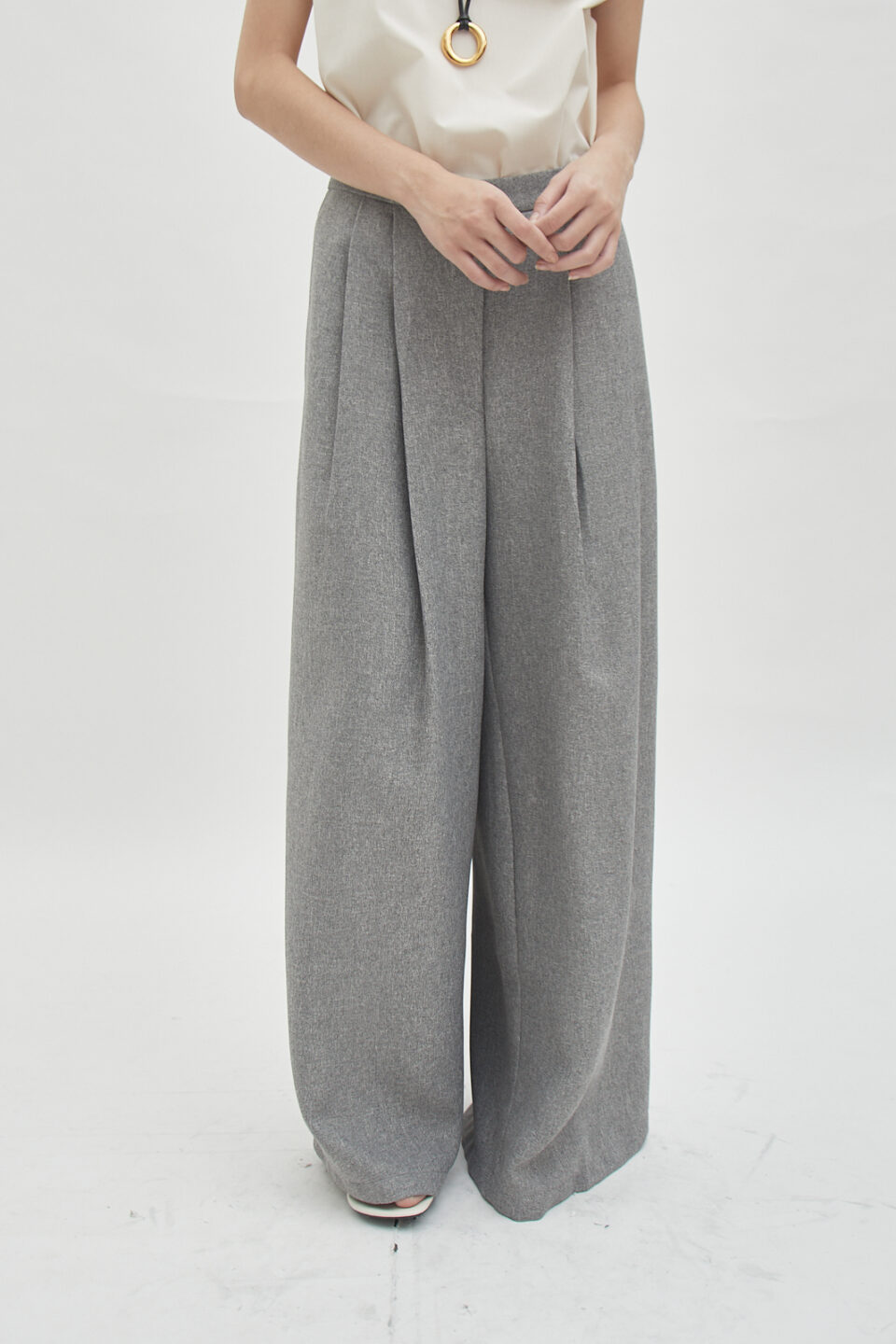 Roman Tweed Pants in Mist