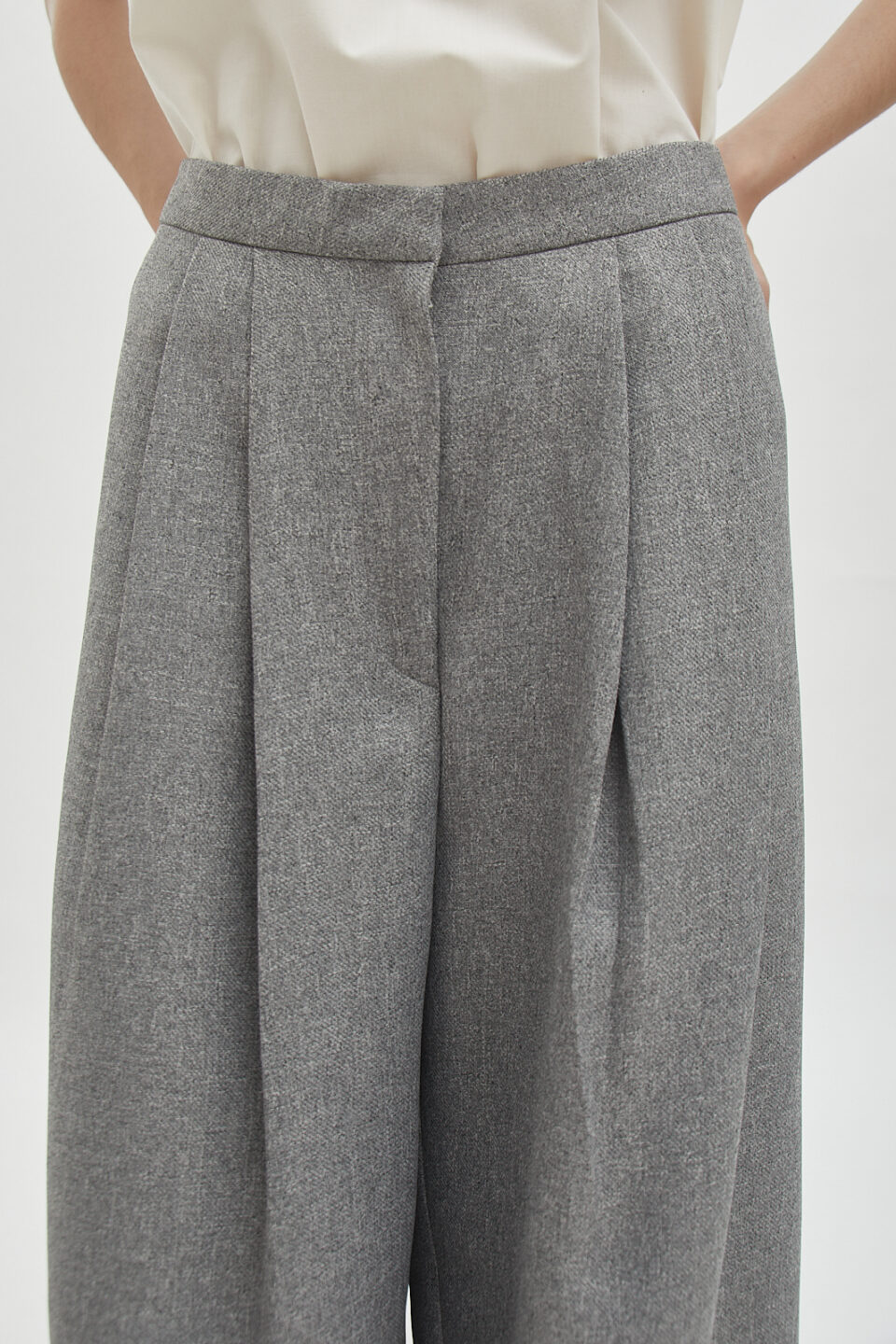 Roman Tweed Pants in Mist - Image 11