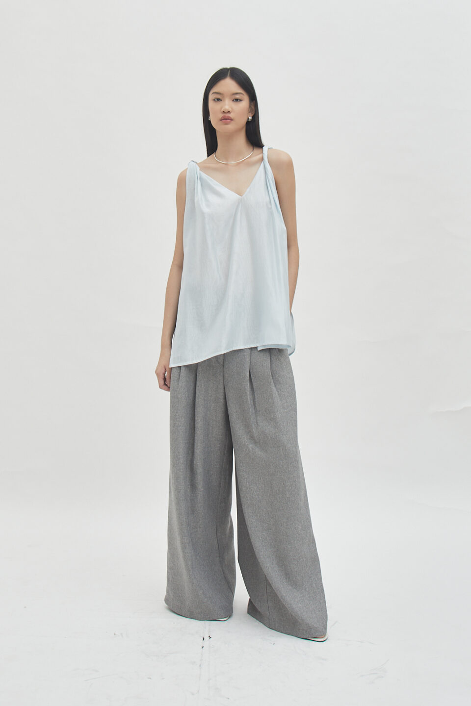 Roman Tweed Pants in Mist - Image 8