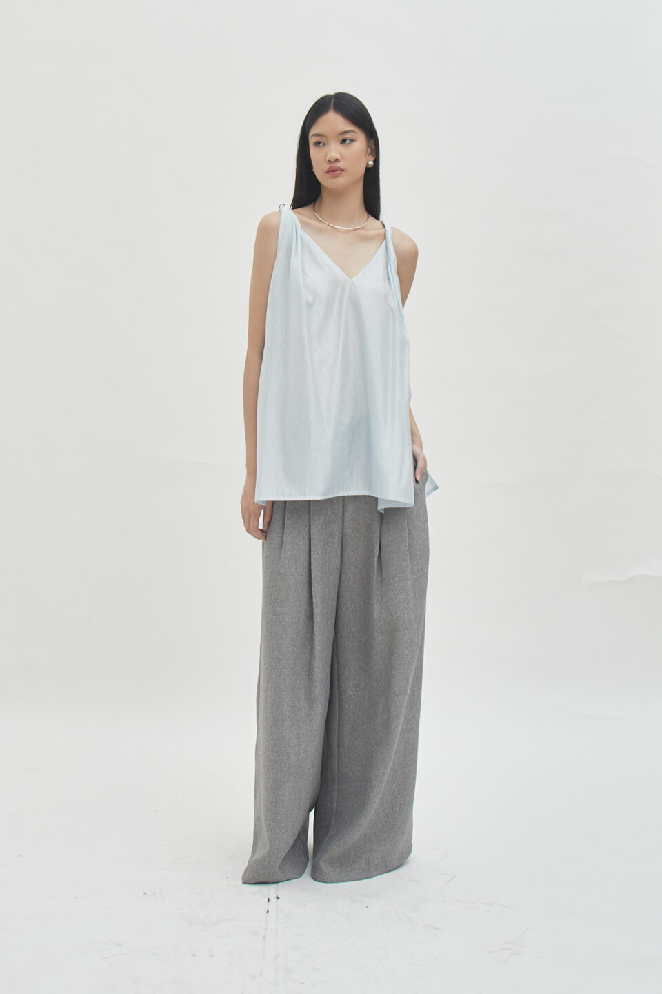 Roman Tweed Pants in Mist - Image 10