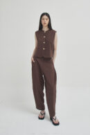 Curve Pants Brown