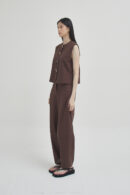 Petal Top Brown