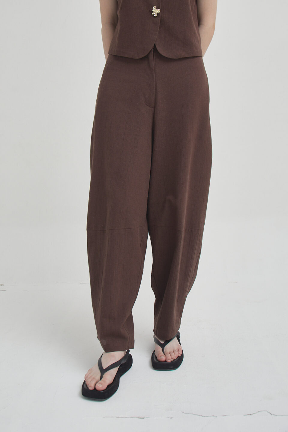 Curve Pants Brown