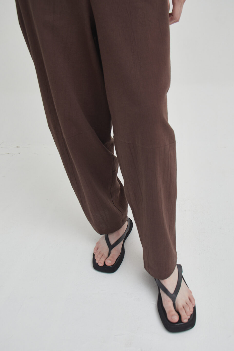 Curve Pants Brown - Image 2