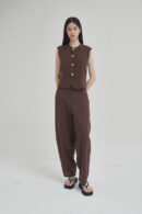 Curve Pants Brown