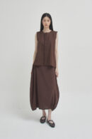 Arc Skirt Brown