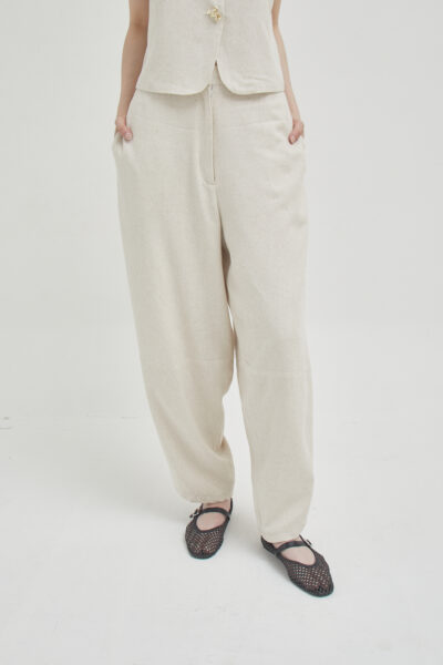 Curve Pants Linen