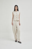 Curve Pants Linen
