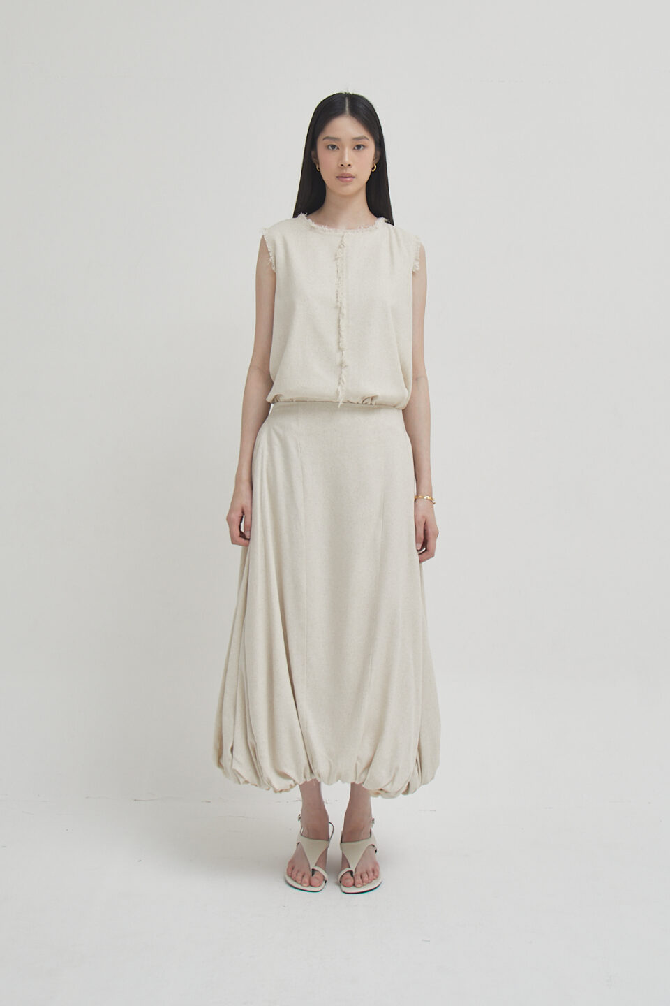 Draw Skirt Linen - Image 2