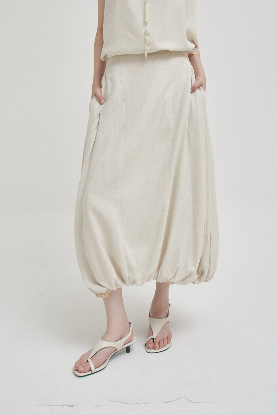 Draw Skirt Linen - Image 6