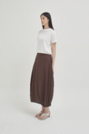 Arc Skirt Brown