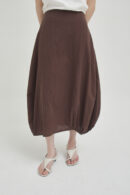 Arc Skirt Brown