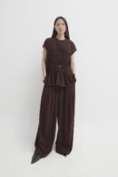 Roma ruched top oxide brown