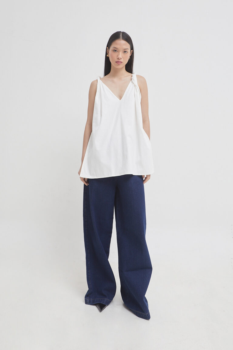 Drift Tank Cotton White