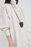 Gavoy faux leather holder Necklace